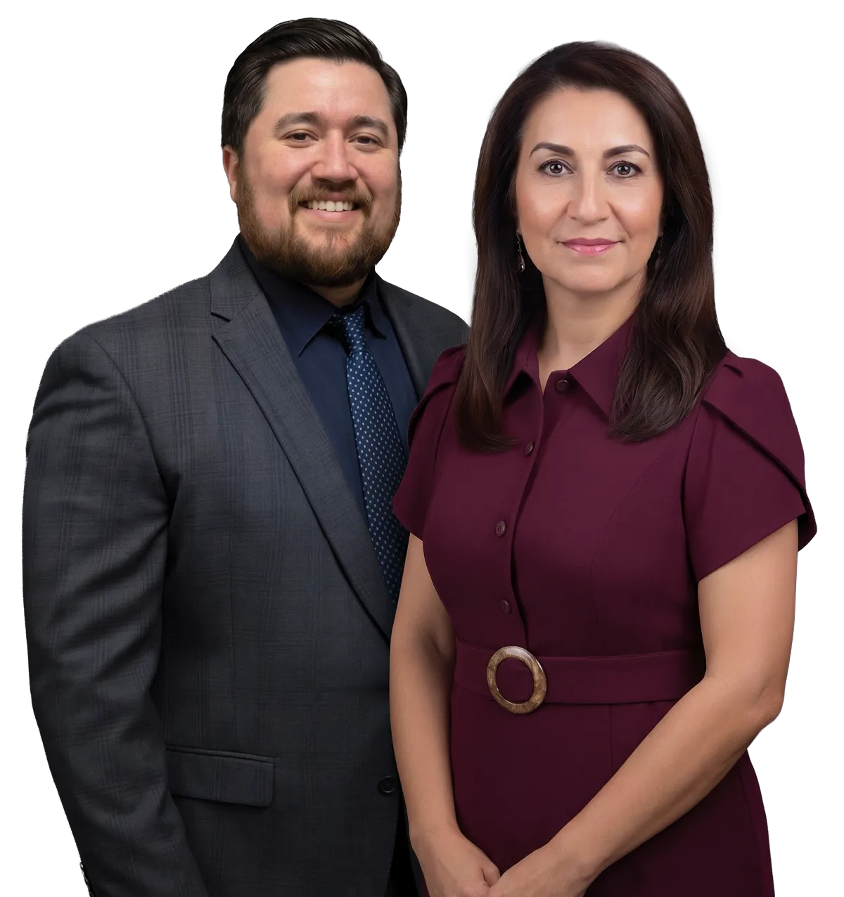 Los abogados Nelly Vielma y Felipe Vielma Jr.